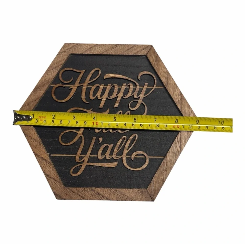 Rustic Black and Brown Fall Farmhouse Style Sign
